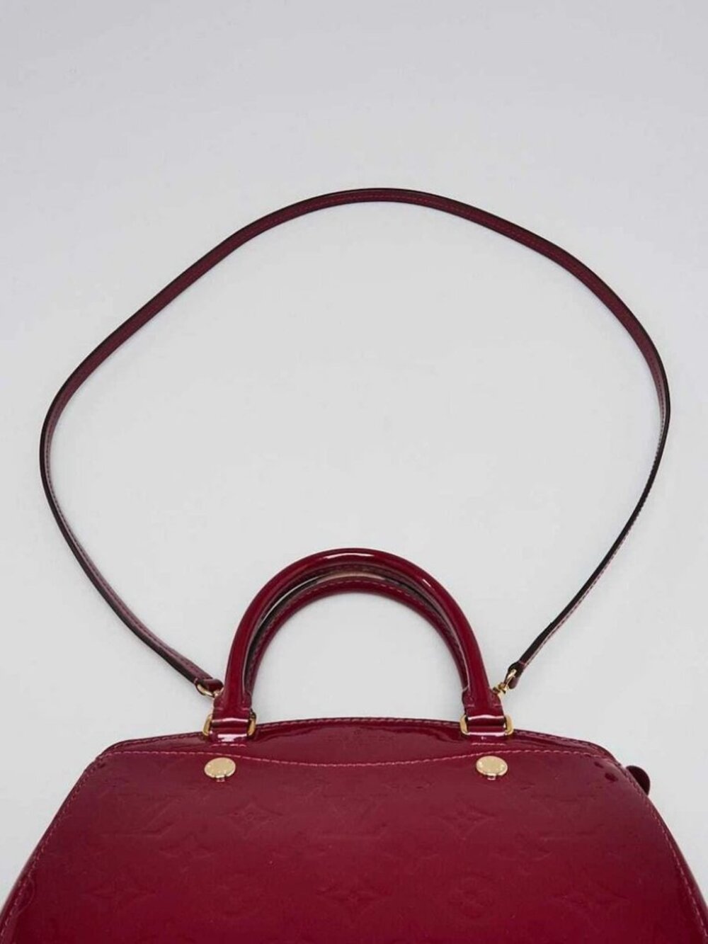 Louis Vuitton Magenta Monogram Vernis Brea PM NM Bag - Picture 5 of 12